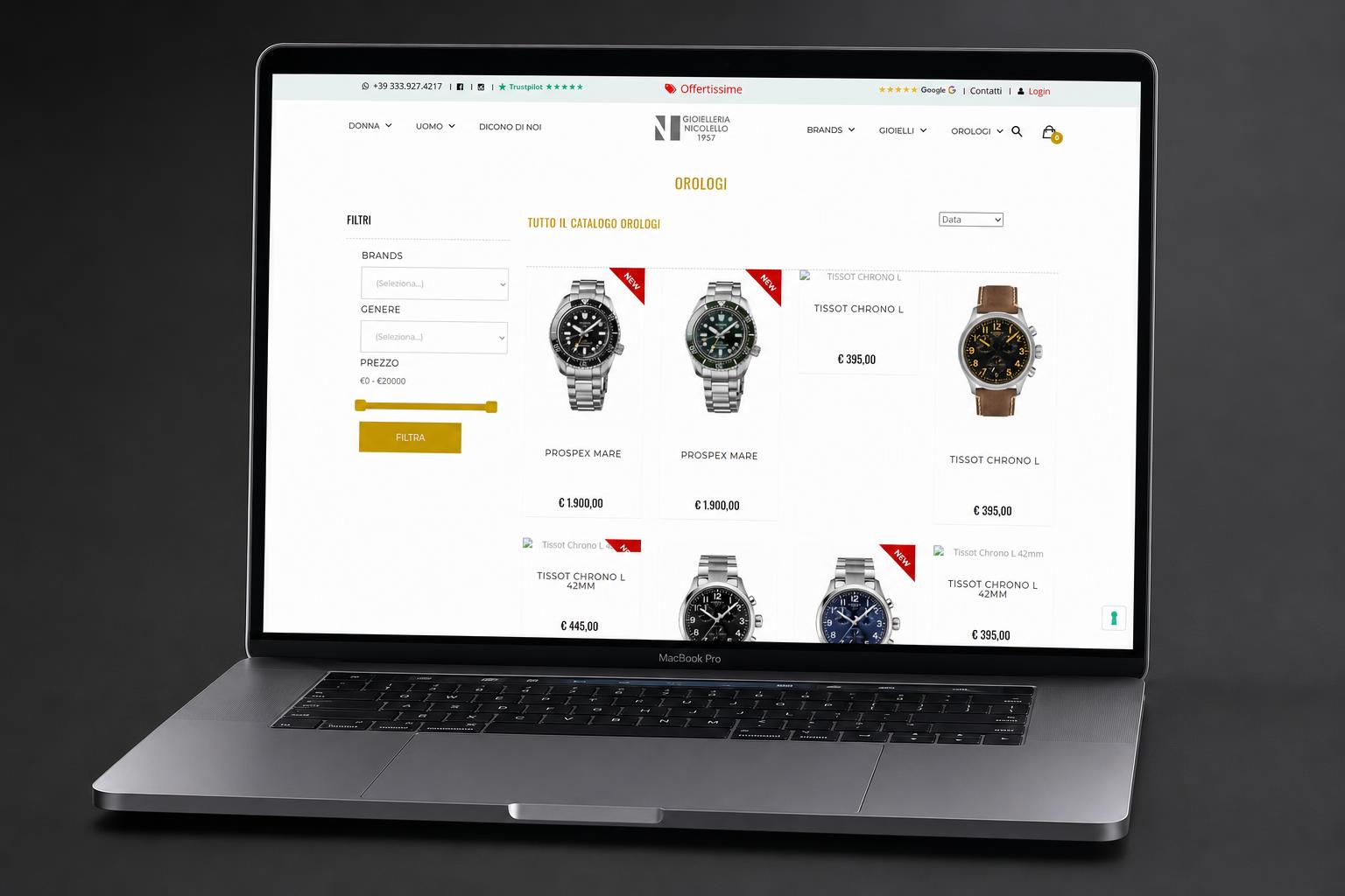 Pagina collezione Orologi — gioiellerianicolello.store