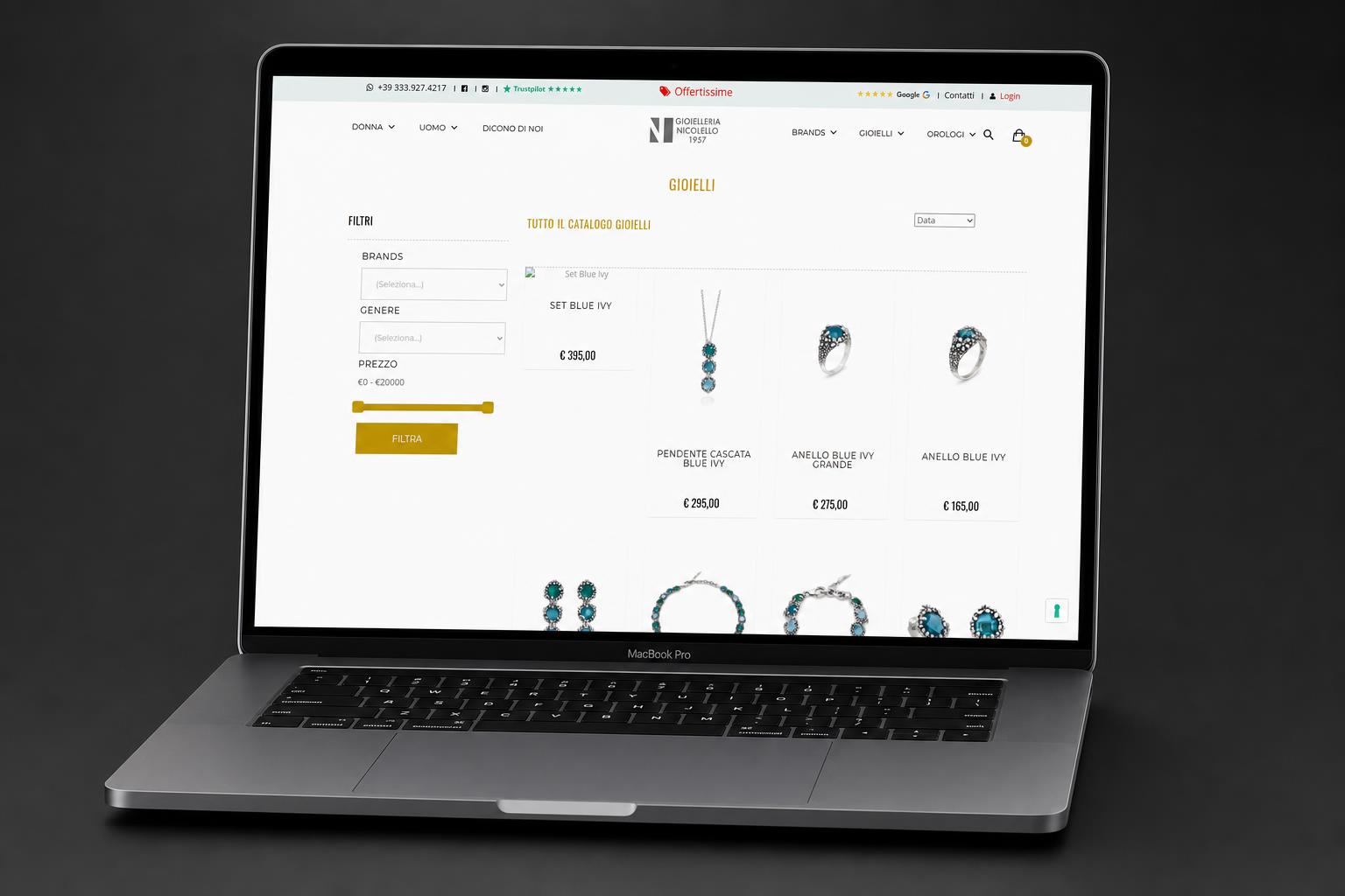Pagina collezione Gioielli — gioiellerianicolello.store