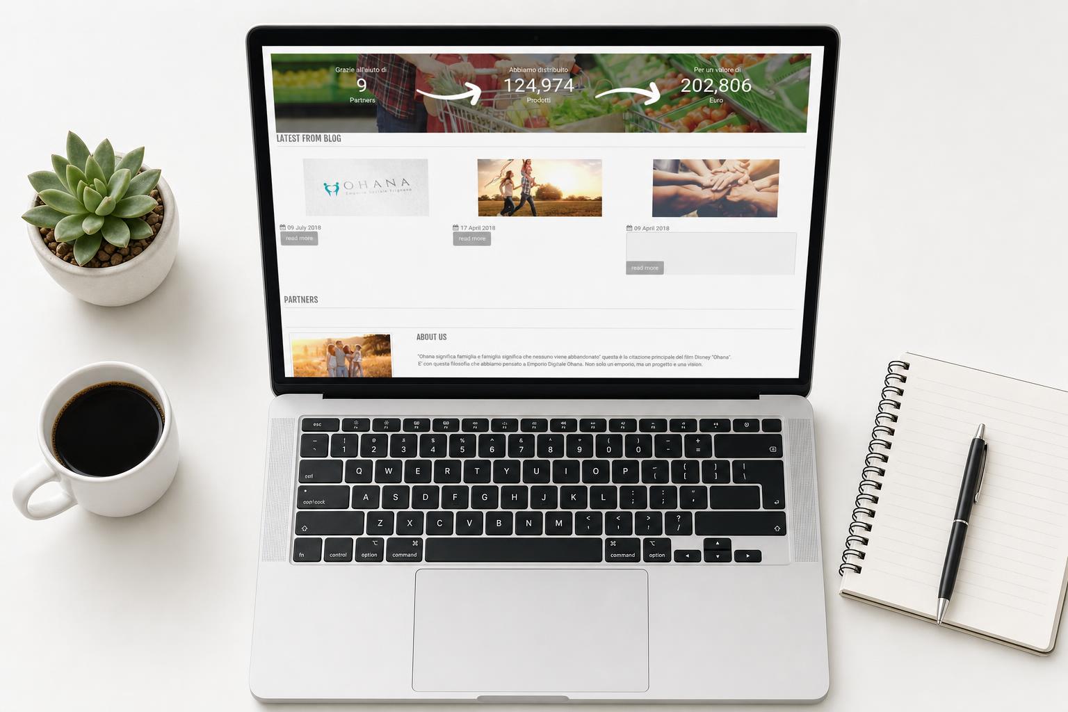 Piattaforma Emporio Sociale Ohana — homepage
